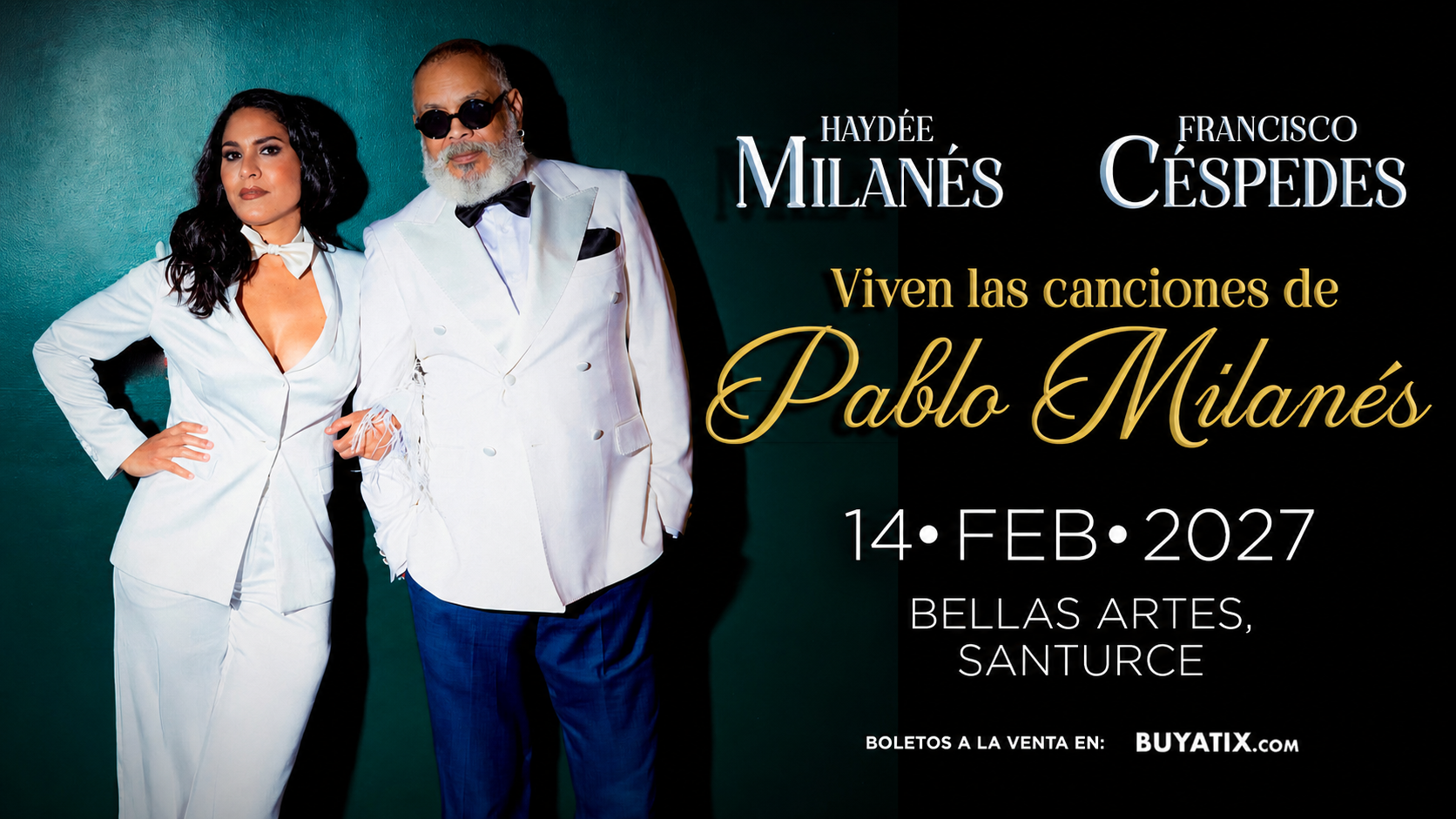 Francisco Céspedes & Haydée Milanés "Viven las canciones de Pablo Milanés"